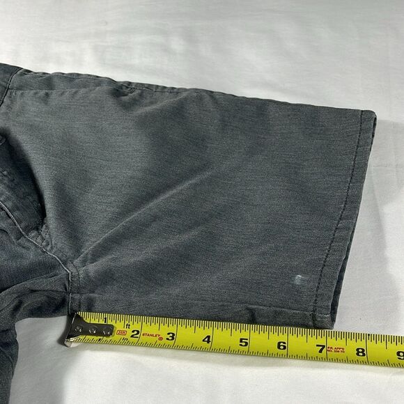 Volcom mens grey basic flat front 7" inseam chino shorts - size 29 - Picture 12 of 13